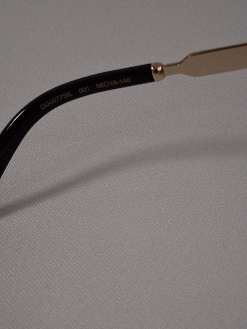 Gucci Women’s Sunglasses GG0077SK-001-56 – Black – New With Tags - Picture 8 of 10